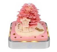 3D Desk Calendar 2026-2026 Flowers 3D Calendar Tear-Off Pad, Memo Block Sculpture Room Decor for Home Office School Planning Children Adults Family Christmas Housewarming Gift Birthday Christmas K