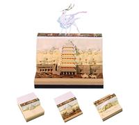 3D Desk Calendar 2026,3D Calendar Memo Pad 2026,Tear-Away Paper Carving Art Memo Pad Notepads,DIY Creative 3D Sticky Notes,Suitable for Room Office Desktop Decoration,Holiday Gifts
