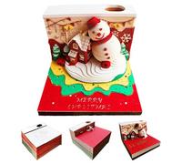 3D Desk Calendar 2026,3D Memo Pad Calendar 2026,Creative Tear Away Time Piece Calendars 2026,3D Calendars Paper Carving Notepad Sticky Notes,for Note Taking,Decorative Ornaments,Gifts