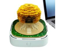 3D Desk Calendar 2026-3D Sticky Notes Tree House Calendar 2026 Decorative Planner Notepad for Study Office Entrance Area Cabinet Table Bedroom Living Room