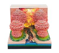 3D Desk Calendar 2026, 52 Weeks Craft Paper Calendar - Decorative Notepad for Event Planning, Home Office School and Celebrations