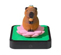 3D Desk Calendar 2026,Cute 3D Capibara Guinea Pig DIY Art Memo Pad with Lights,Time Piece Calendar 2026, Tear Away Carving Sticky DIY Post Craft,Office Desktop Sticky Notes Record Decoration