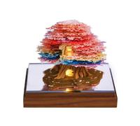 3D Desk Calendar 2026, Memo Pad Paper Art Tree House With Lights, Sculpture Tree House 3d Calendar, Artsy Pads,Unique Paper Sculpture Calendar For Desk Decor