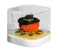 3D Desk Calendar 2026 - Pumpkin Calendar with Tear-off Leaves, Notepad with LED Light for Home Office Bedside Students Teachers Assistants Reception