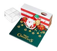 3D Desk Calendar 2026, Santa Claus Creative Desktop Decoration for Holiday Display, Memo Pad Organizer with Adorable Design and Writable Sheets, Christmas Office Accessory for Home School