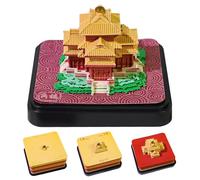 3D Desk Calendar 2026,Timepiece Calendar 3D 2026,3D Panoramic Ancient Building Model Memo Pad Notepad,Creative DIY Tear-Away 3D Artsy Pads,for Sticky Note Record,DIY Christmas Gift