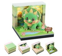 3D Desk Calendar 2027 Funny Tear Away Paper Dinosaur Notepad
