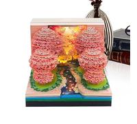 3D Desk Calendar | Paper Art Calendar 52 Weeks 2026 | Decorative Notepad For Event Planning | For Home Office School Christmas
