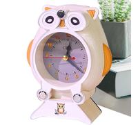 3D Desk Calendar, Tearable 3D Notepad with Owl Clock Calendar for Planning - Table Ornament Accessory Programming Agenda for Room Class Hotel - for Hotel Table