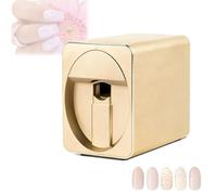 3D Digital Nail Printer, Intelligent Digital Art Printer, Portable Nail Painting Machine 30s Done, Over 1000 Pictures, Support WiFi/DIY/USB for Beauty & Personal Care.(Brass)