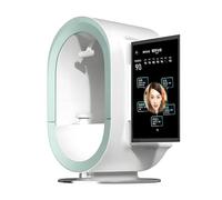 3D Digital Skin Analyzer Detector, AI Smart Facial Skin Analysis Machine,12 Spectral Facial Moisture Analyzer for Beauty Salon Healthy Skin Care,Green