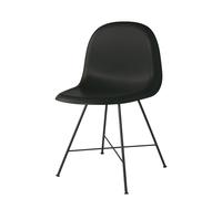 3D Dining Chair Plastic Shell black - felt glides Gubi - 5715015974493