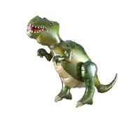 3D Dinosaur Foil Balloons, Self Standing Aluminum Foil Dinosaur Party Balloons Green Tyrannosaurus Rex for St Patrick's Day, Birthday, Baby Shower, Jungle Theme Party Decorations