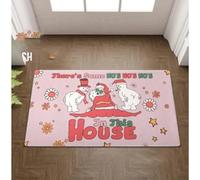 3D Divertente zerbino di Natale zerbino di natale di benvenuto di natale regalo di natale per le vacanze c'è un po' di zerbino in casa-50x80cm