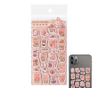 3D DIY Fun Stickers - Reusable Cartoon Animals Felt Lightweight Versatile for Mobile Decoration, Home School Crafts Scrapbooking Diary | Multipurpose