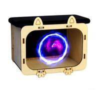 3D DIY Holographic Projector for Mobile Phone, Educational Scientific Kit, Visual Theatre for Compact 9 x 9.5 x 14 cm Khaki