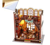 3d Diy Mini Dollhouse Kit, 1:24 Scale Miniature Model, Multi-layer Structure Dust Cover Design, Room Corner Decoration Crafts, Safe Material Hand-assembled Toy