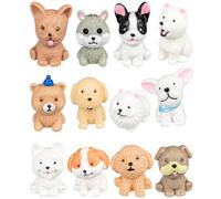 3D Dog Decoration Charms, Cute Animal Pet Cartoon Charm Gift for Toddler Girls Kids Teens Women Adults