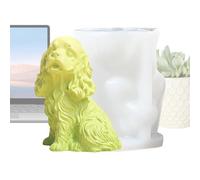 3D Dog Silicone Mould, Three-Dimensional Silicone Wax Molds, Animal Shaped Soap Molds, Epoxy Resin Moulds for Making Cakes, Soaps, Cute Dog/Cat Candle Mould