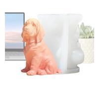 3D Dog Silicone Mould, Three-Dimensional Silicone Wax Molds, Animal Shaped Soap Molds, Epoxy Resin Moulds for Making Cakes, Soaps, Cute Dog/Cat Candle Mould