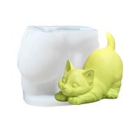 3D Dog Silicone Mould, Three-Dimensional Silicone Wax Molds, Animal Shaped Soap Molds, Epoxy Resin Moulds for Making Cakes, Soaps, Cute Dog/Cat Candle Mould