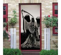 3D Door Art Stickers for Interior Doors Kids Bedroom Retro Portraits 80 X 200 Cm Self Adhesive Door Decal Murals Removable Poster Wallpaper Living Room Kitchen Bathroom Door Photos Dec-43057302918083