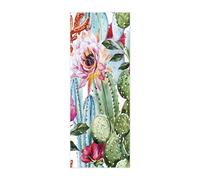 3D Door Mural Sticker Flower W77 x H200 cm Interior Doors Modern Art Peel and Stick Removable Vinyl Decals for Home Decor