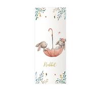 3D Door Mural Sticker for Interior Doors Animal Rabbit W88 x H200 cm Waterproof Self-Adhesive PVC Door Stickers Wall Door Poster Stickers for Bedrooms Living Room