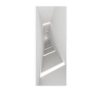 3D Door Mural Sticker Optical Illusion W77 x H200 cm Interior Doors Modern Art Peel and Stick Removable Vinyl Decals for Home Decor