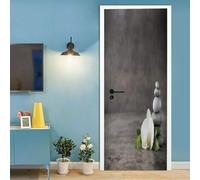 3D Door Mural Wallpaper for Kids Boy Girl Bedroom Living Room Office Removable Self-Adhesive Vinyl Plants, Flowers, Stones 88 X 200 Cm Door Sticker Poster Wall Decal Art Home Door Photos D-5545046990