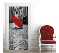 3D Door Sticker for Interior Door City Street Landscape 95 X 215 Cm Creativity Removable Murals Wallpaper for Bedroom Living Room Gift Art PVC Waterproof Decal Door Home Decoration Door Po-8326899981