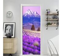 3D Door Sticker Vinyl Mural Plants and Flowers 88 X 200 Cm Waterproof Self Adhesive Kids Room Bedrooms Toilet Vinyl Home Decoration Decal Deco Art Decor - Boys and Girls Room Door Photo-7796175987