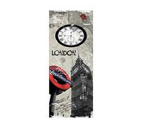 3D Door Stickers Big Ben W77 x H200 cm Decor Mural Art Sticker Wallpaper Wall Removable Self Adhesive Window Decal for Home Office