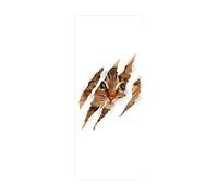 3D Door Stickers for Interior Doors Animal Cat W95 x H215 cm Self Adhesive Wall Art Stickers for Bedroom House Living Bedroom Office Bathroom Home Improvement