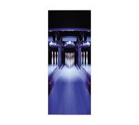 3D Door Stickers for Interior Doors Bowling W95 x H215 cm Self Adhesive Wall Art Stickers for Bedroom House Living Bedroom Office Bathroom Home Improvement