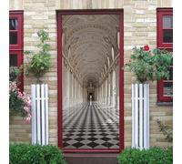 3D Door Stickers for Interior Doors Corridor View 90 X 200 Cm Vinyl Waterproof Self Adhesive Door Mural Decals for Bedroom Office Bathroom - Children's Room Boys and Girls Room Door Ph-33547326727168