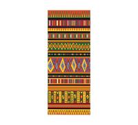 3D Door Stickers for Interior Doors National Style W77 x H200 cm Door Vinyl Waterproof Self Adhesive Door Mural Decals for Bedroom Office Bathroom