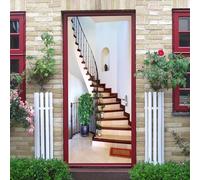 3D Door Stickers for Interior Doors Road Stairs 85 X 215 Cm Vinyl Waterproof Self Adhesive Door Mural Decals for Bedroom Office Bathroom - Children's Room Boys and Girls Room Door Photo-3254990823
