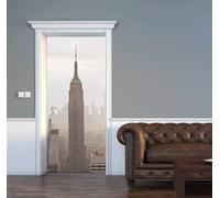 3D Door Stickers for Interior Doors Urban Architectural Landscape 77 X 200 Cm for Kids Background Vinyl Waterproof Self Adhesive Door Mural Decals for Bedroom Office Bathroom Door Po-1183159343