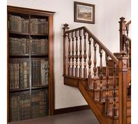 3D Door Stickers for Interior Doors Vintage Bookshelf Door Decals Library Door Mural Self Adhesive Door Wallpaper Wall Murals for Bedrooms Living Room Home Decor 80x200 cm a/1632