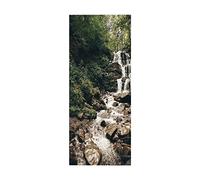 3D Door Stickers Forest River W39.7 x H84.6 Inch Decor Door Mural Art Sticker Wallpaper Wall Sticker Removable Self Adhesive Wall Window Decal for Home Office Decor