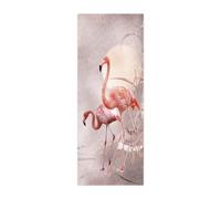 3D Door Stickers Pink Bird Mural Art Sticker Wallpaper Self-Adhesive Decals Removable Vinyl W100 x H215cm