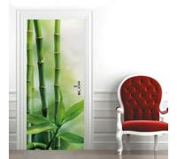 3D Door Stickers Wall Murals Self-Adhesive - Bamboo Forest Landscape 88 X 200 Cm - Peel and Stick Door Decals Vinyl Waterproof Door Wallpaper Children's Room Boys and Girls Room Door Photo-5734201729