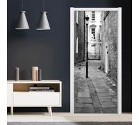 3D Door Wall Sticker 3D Visual Door Sticker City Street Landscape Wallpaper Poster Decorative Waterproof Sticker Self Adhesive Removable Home Art Decal 90 X 200 Cm - Boy Girl Room Door Pho-3843563980