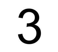 3D Double-sided Lighted House Numbers Outdoor Waterproof Acrylic Door Plates Metal Letter Sign Plate Villa Address Number(3,16CM 6INCH_BLUE LIGHT)