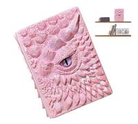 3D Dragon Eye Notebook - 7 Inch Resin Engraving, Embossed Writing Journal, Hardcover Travel Notepad | Dragon Lover Present, Fantasy Decorative Ornament, Artistic Birthday Diary Collection