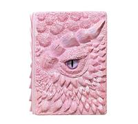 3D Dragon Hardcover Embossed Journal - Resin Engraved Notebook | Intricate Dragon Eye Shape Cover, Embossed Hardcover Art Writing Book For Travel Notes