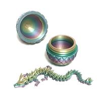 3D Dragon in Egg, Dragon Egg ADHD Fidget Toys Dragon Toys 3D Dragon Eggs with Dragon Inside, Autism Toys Egg Toy for Anxiety Relief, Flexible Joints Dragon Home Desk Decor Desk Toys