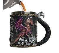 3D Dragon Mug - Fantasy Drinks Cup, Gothic Coffee, Tea and Milk Mug | Medieval Tableware Camping Mug, Home Decor Ornament, Theme Party Supplies, Collectable, Mythical Creature Gift for