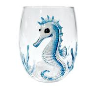 3D Drinking Cups - Sea Animal Stemless Wine Glasses | Transparent Water Glass, Creative Coastal Design, Durable Glass Cups For Home, Office, Beach House, , ,